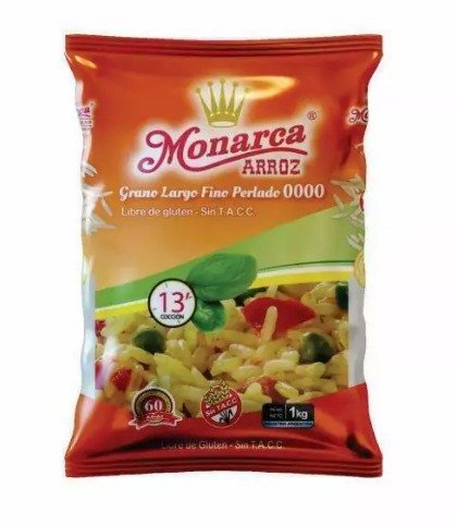 ARROZ MONARCA X 1 KG.
